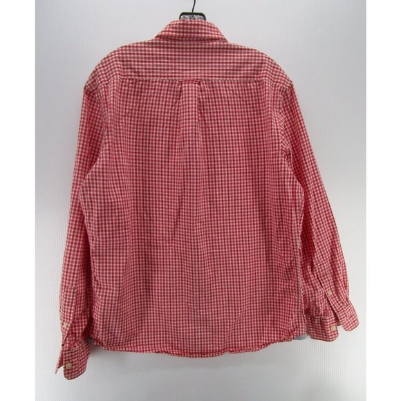 Grayers Shirt Large White Button Up Plaid Logo Loose Long Sleeve Cotton - Picture 7 of 11